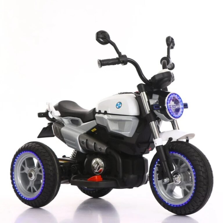 3-Wheeled Battery Powered Motorcycle Ride-On Toy for Kids
