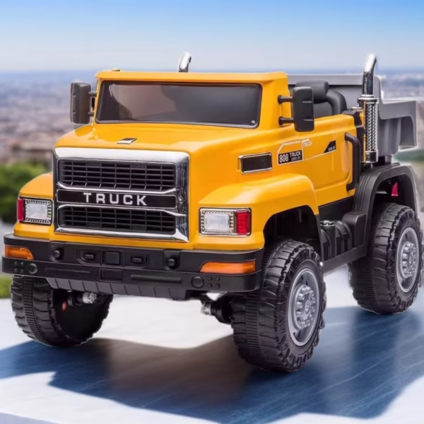 Kids' 12V Battery Operated Big Truck Ride-On Toy - Remote Control