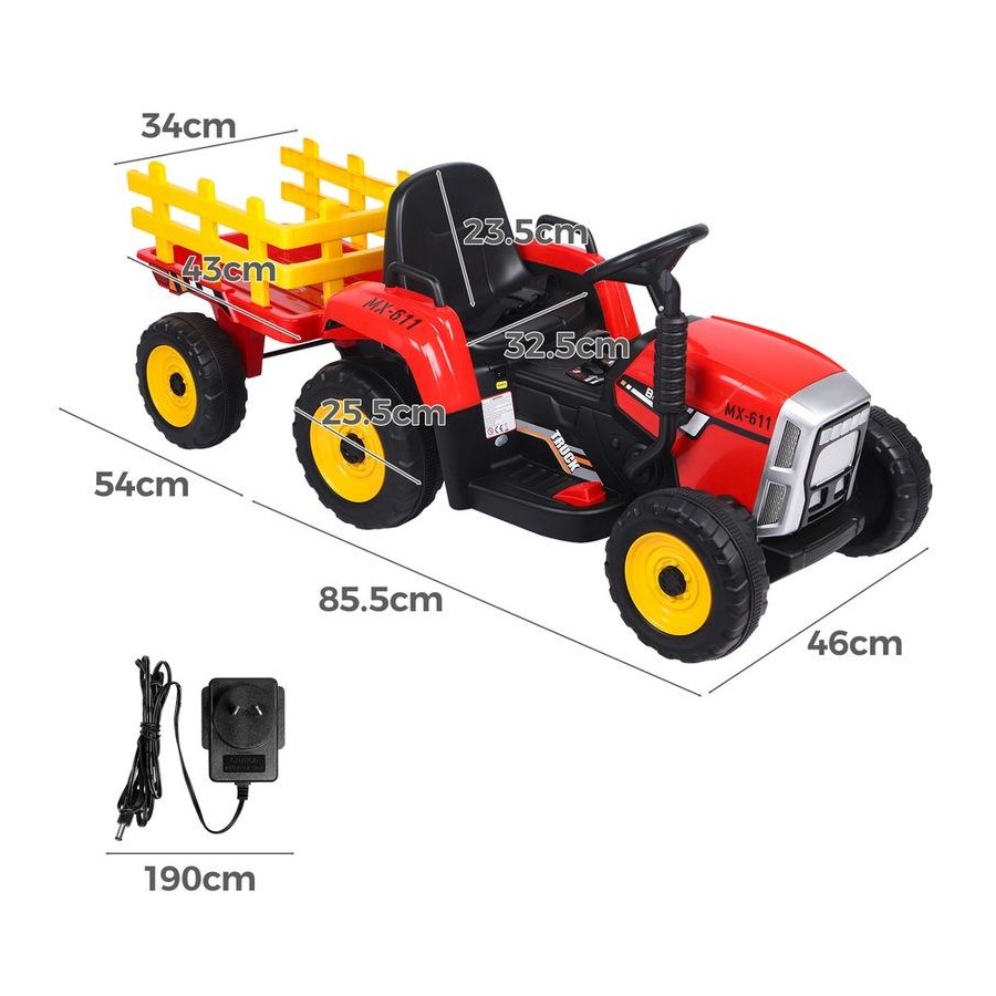 Tractor kids ride on toy 6V