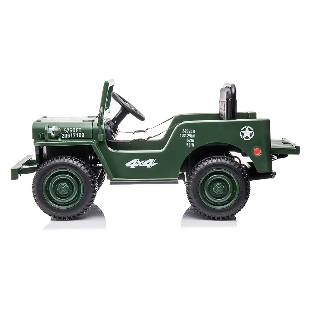 12V Military Jeep Electric Ride On Car