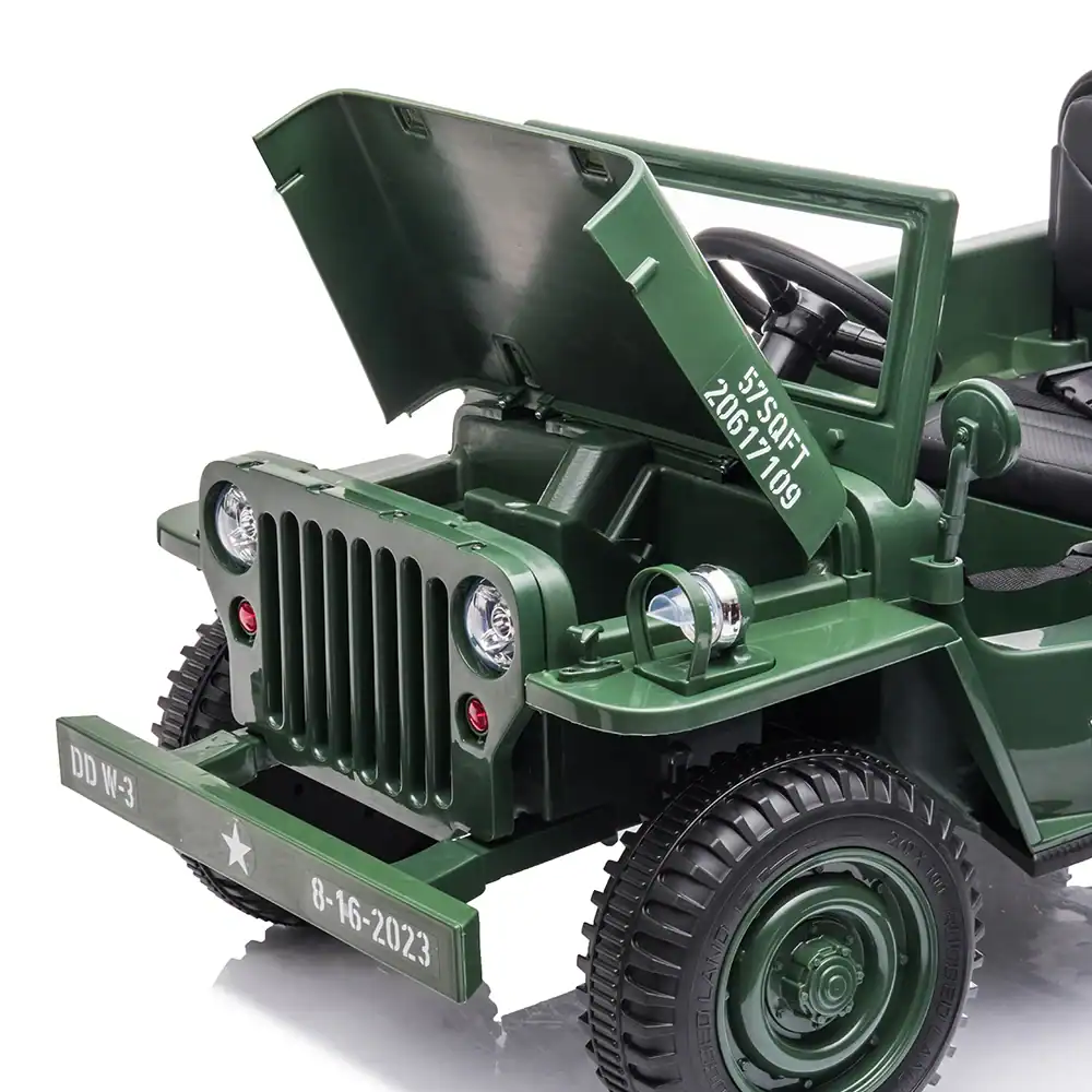 12V Military Jeep Electric Ride On Car