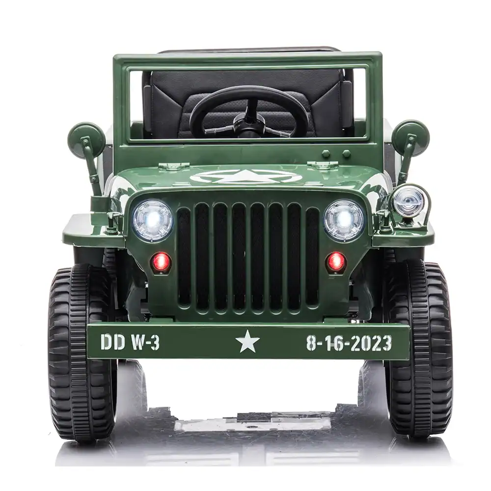 12V Military Jeep Electric Ride On Car