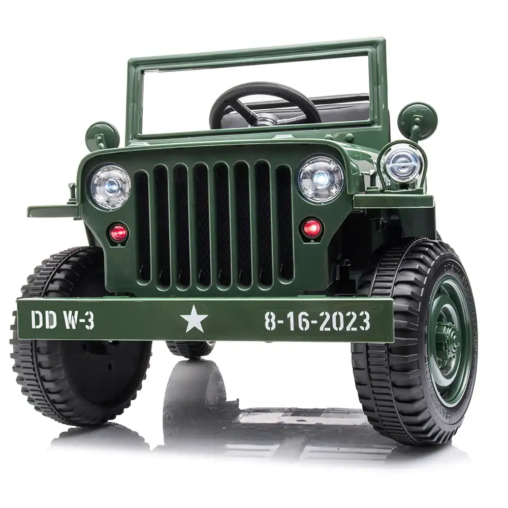 12V Military Jeep Electric Ride On Car