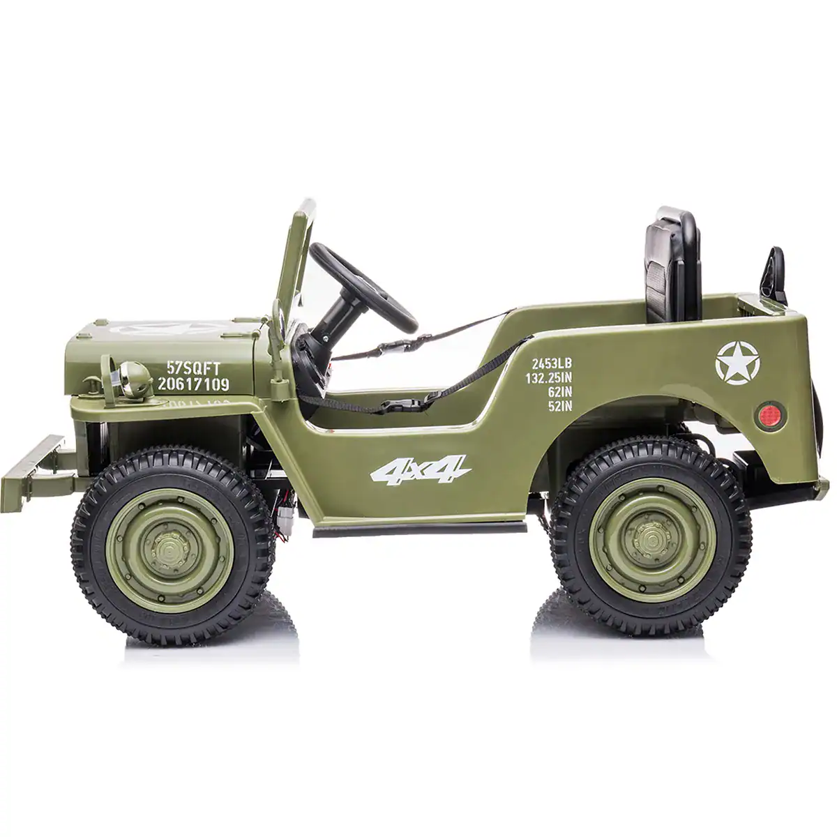 12V Military Jeep Electric Ride On Car