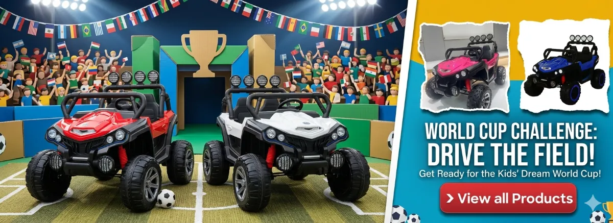 Ride on toys for kids first banner