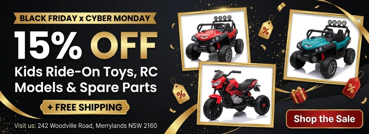 Ride on toys for kids first banner